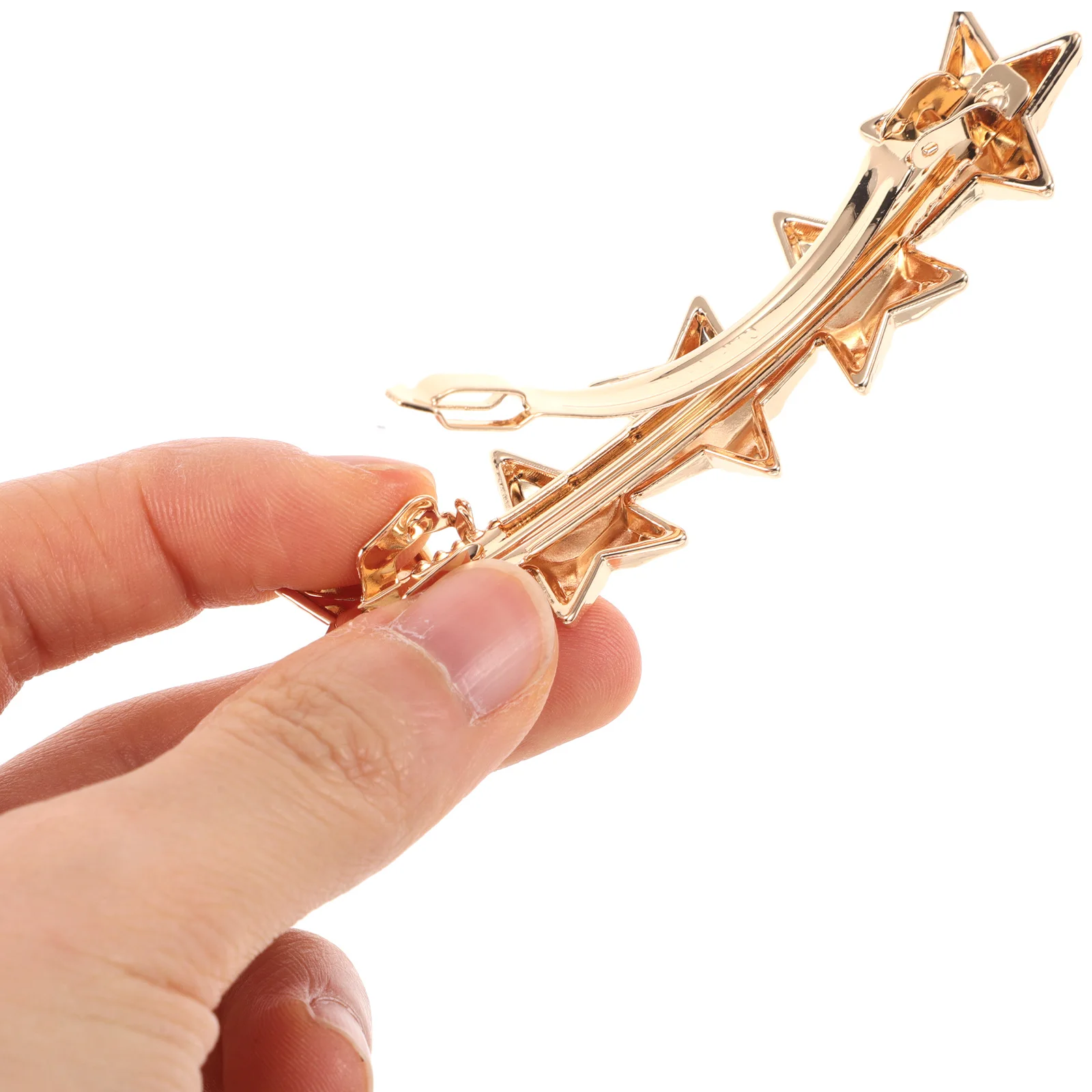 

Hair Clip Accessories Bridal Barrettes Bridesmaid Pentagram Full Star French Clips Alloy Pins