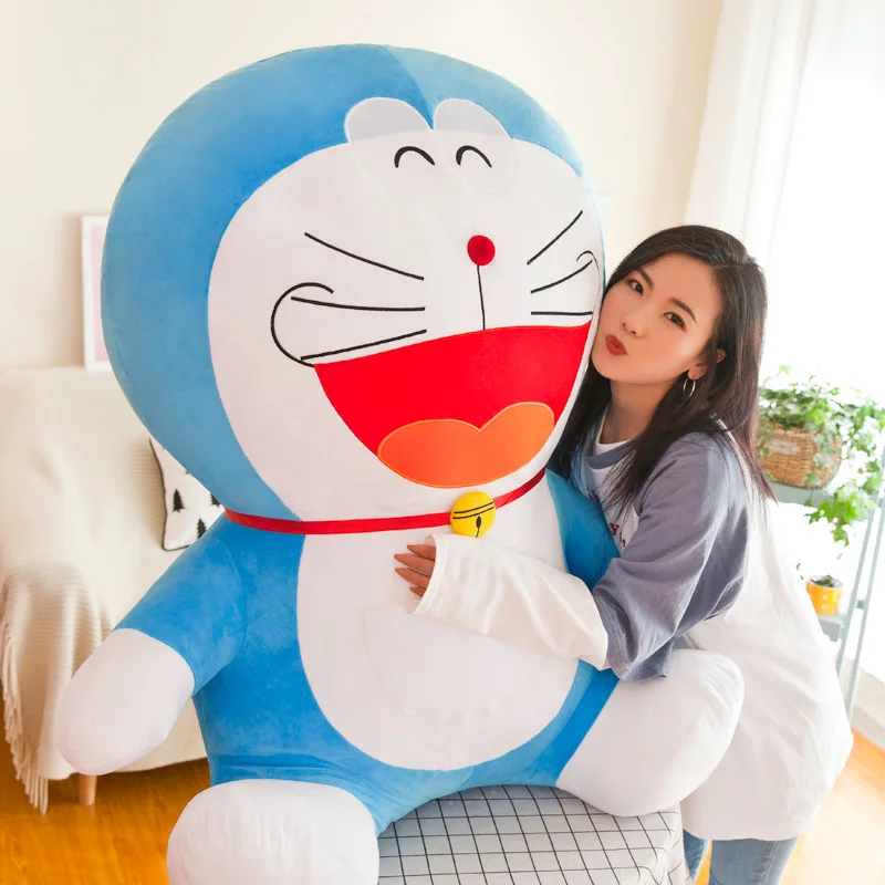 Doraemon Peluche Cuscino per bambola di pezza di grandi dimensioni per bambini Compleanno Regalo di Natale Perfetto per il tempo di gioco dei bambini e l'uso decorativo