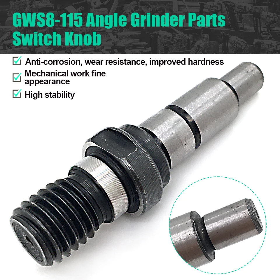 

Spindle Output Shaft Replace For Bosch GWS8-115 GWS7-125 GWS6-125 Angle Grinder&Polishing Machine Parts Accessories Fast