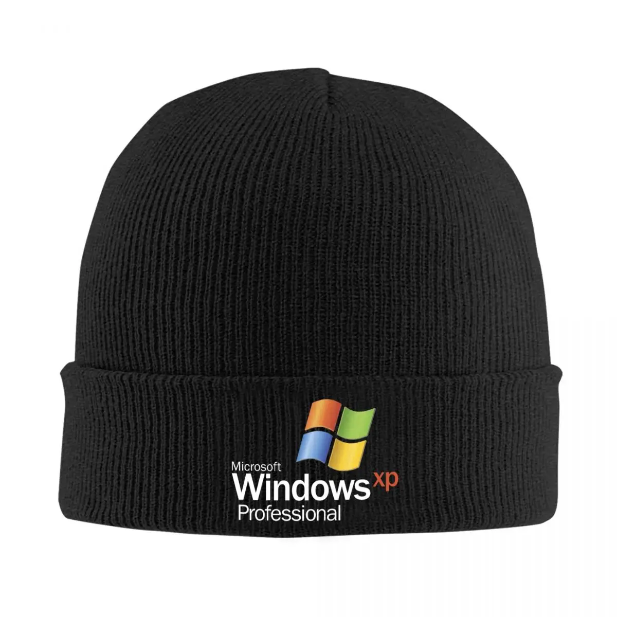 

Windows XP Logo Knitted Bonnet Caps 100% Cotton Fashion Keep Warm Hats