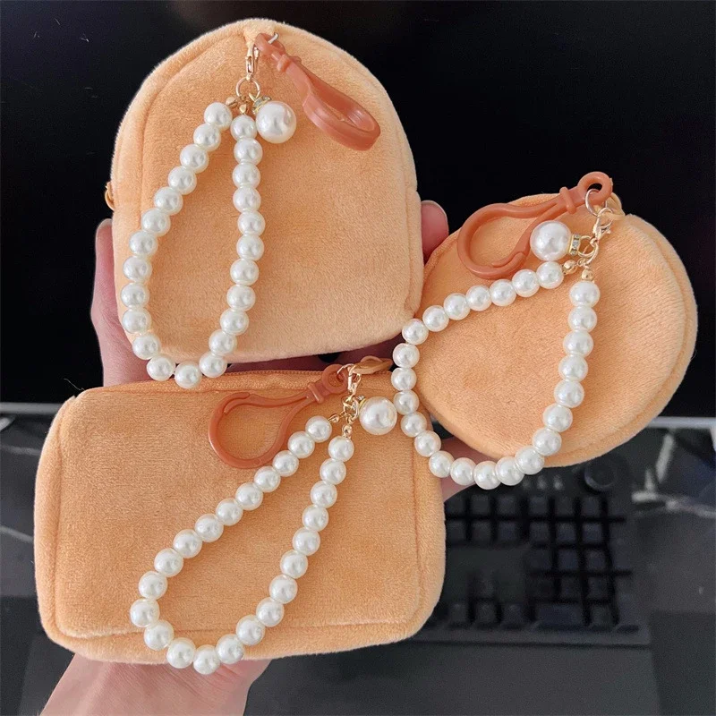 

Cartoon Hamburg Capybara Plush Coin Purse Cute Money Change Pouch Mini Plush Earphone Storage Bag With Keychain