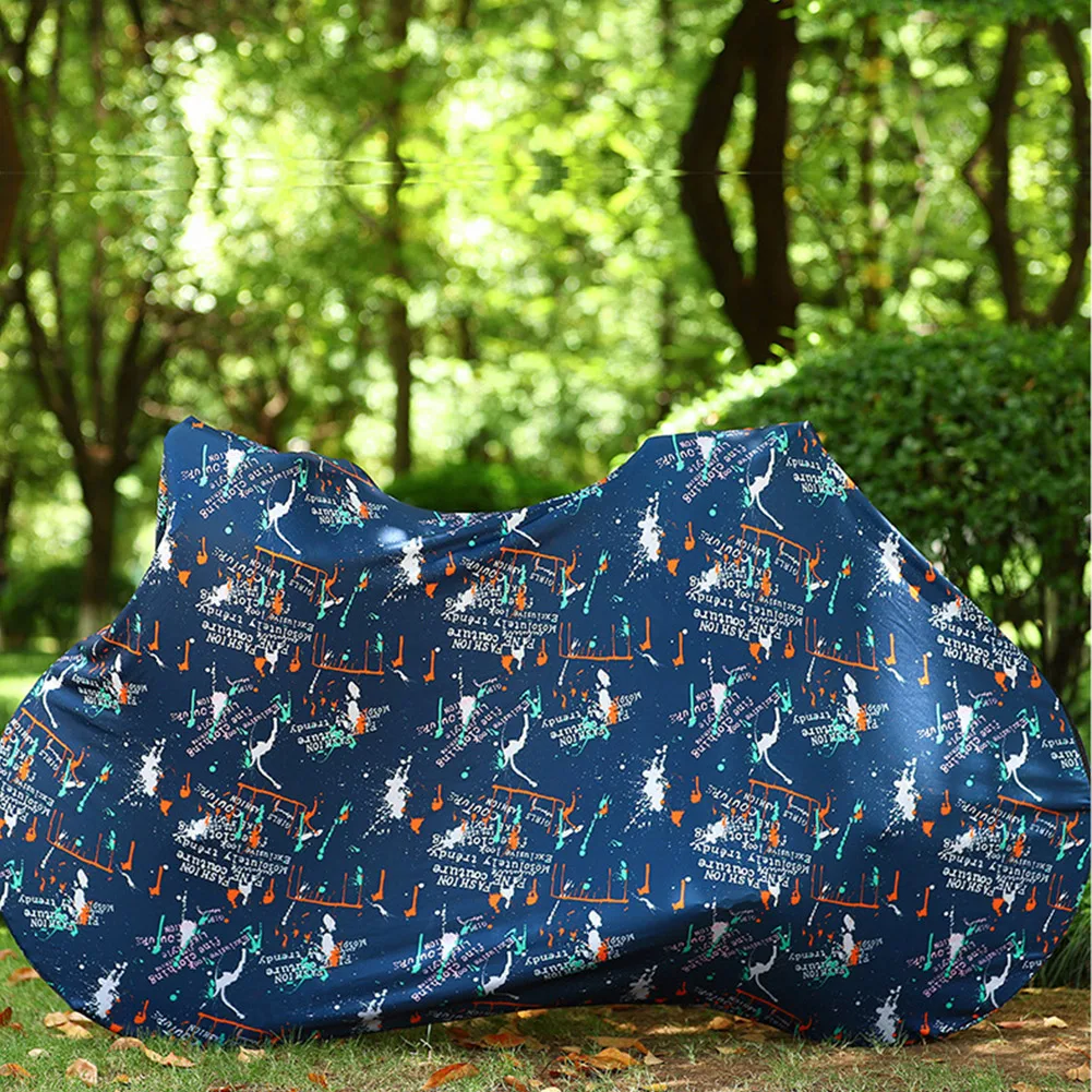 Road Bicycle Cover Bicycle Dust Cover All-around Wrapping Comfortable Fabric Elastic Edge Design Indoor Storage