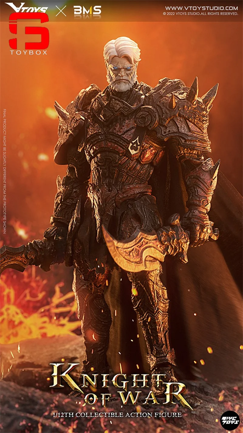VTOYS-figura de acción de Caballero de la guerra a escala 1/12, modelo de soldado, conjunto completo de juguete coleccionable, X BMS, VSD005