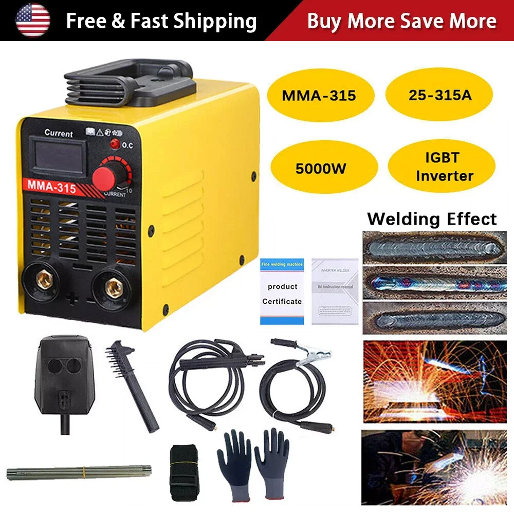 

110V 300A Mini IGBT ARC Welding Machine Adjustable Inverter DC MMA Electric Welder Stick With Overcurrent Protections Power Tool