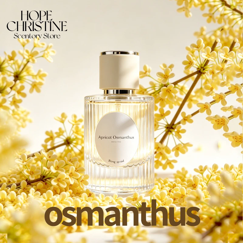 Perfume Hope Christine Osmanthus 50ml, Fragancia Floral Natural de Larga Duración, Aroma Oriental Elegante y Minimalista