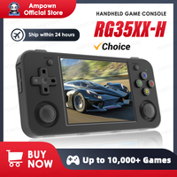 ANBERNIC RG35XX H Handheld Game Console 3.5''IPS Screen HDMI Output Linux System RG35XXH Retro Video Simulator Console Kids Gift