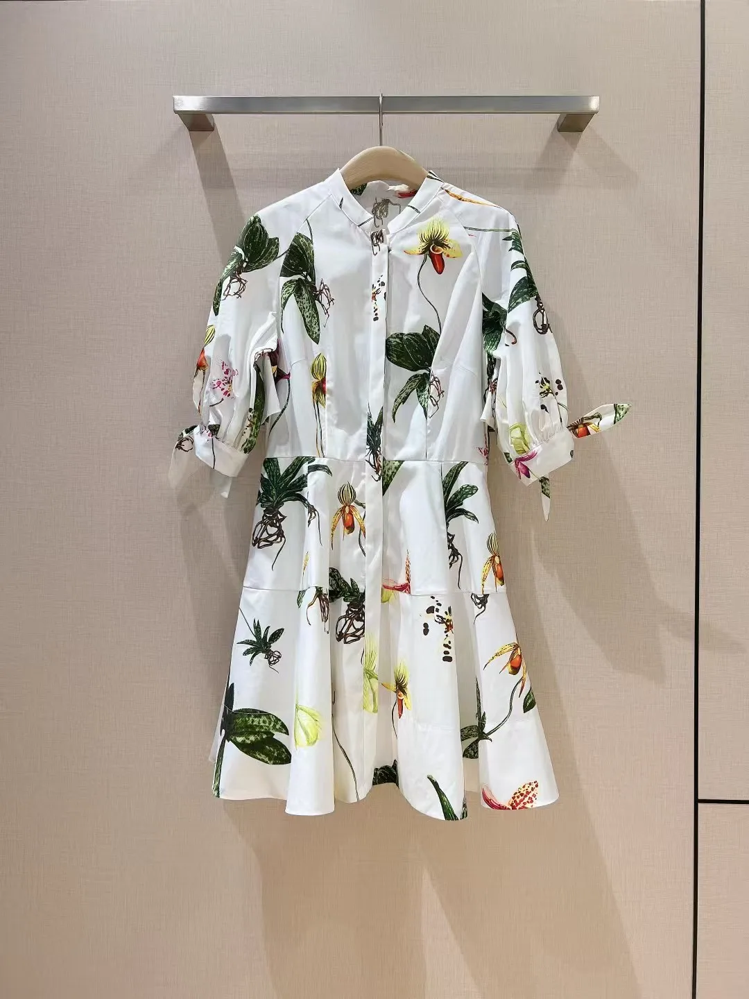 

Spring and summer new women's pure cotton dress