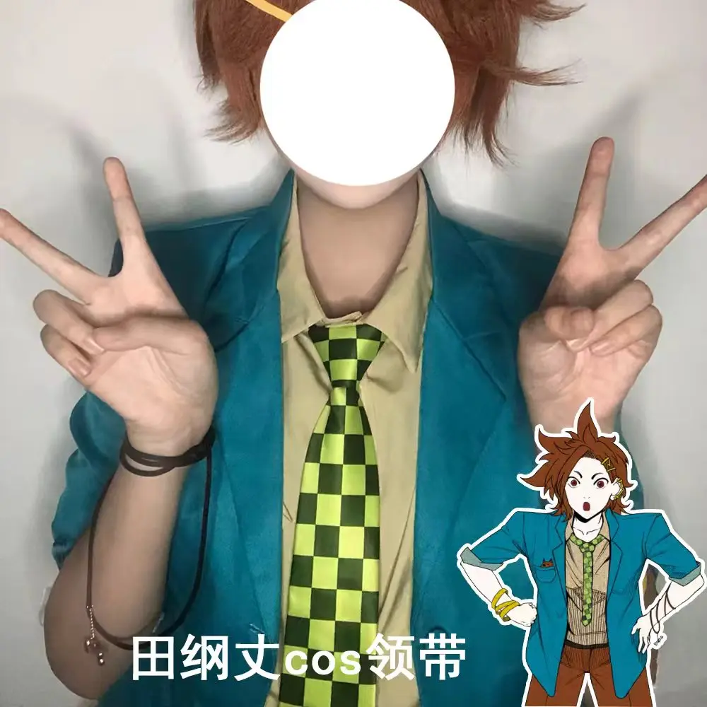 لعبة بدوره إلى يموت تشيدوين سارة تأثيري حلي اليابانية JK زي مدرسي التعادل امرأة الملحقات رقعة الشطرنج نمط ربطة العنق #3