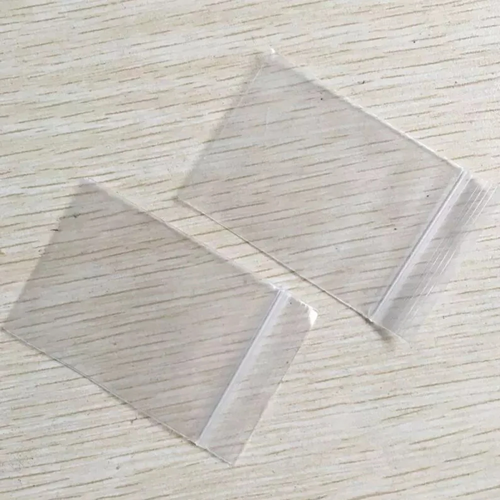 0.08mm Thick Clear Seal Zip Lock Plastic Bags Transparent Packaging Poly Pouch Recyclable Storage Bags for Food Fruits Storage