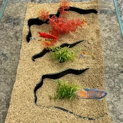 3-piece aquarium isolation wall | Create an adventure zone for your fish, shrimp, fish, etc. | Aquarium landscaping