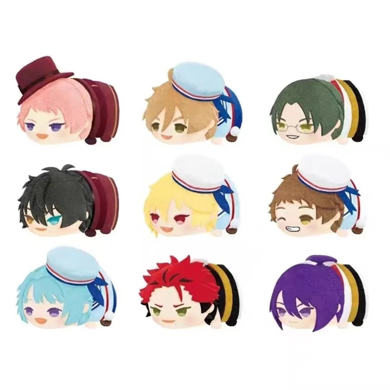 Stuffed Anime Ensemble Stars Vol.6 Mochi-mochi Mascot Plush Pendant Toys 8.5 Cm Itsuki Shu Kagehira Mika Shino Hajime Kiryu Kuro