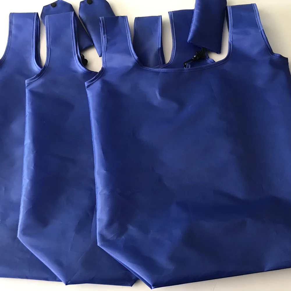 Wholesale Heave Duty Large Capacity Polyester Foldable Phone Bag Eco-friendly Reusable Sturdy Storage Tote Bag