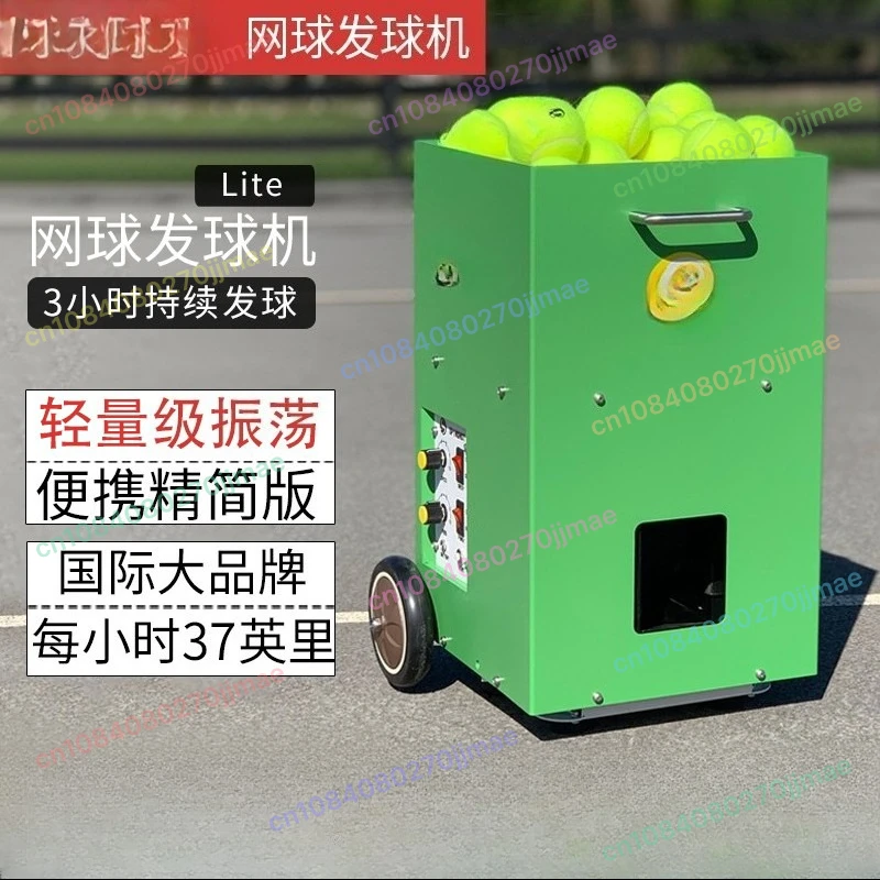 

Automatic Tennis Ball Launcher, Portable Practice Machine with Multi-Mode, Holds 100 Balls Efficient Training Skill Development