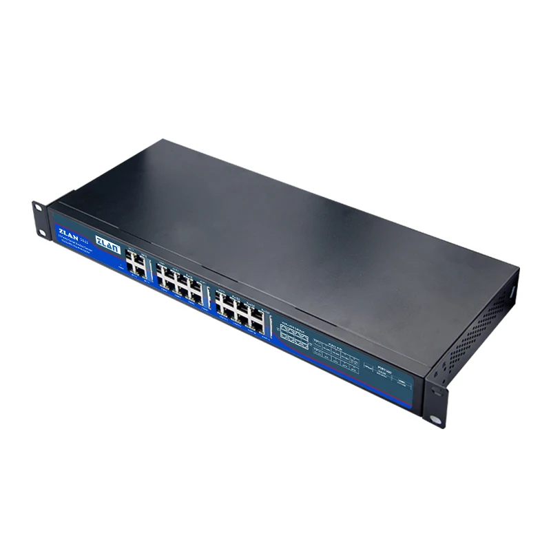 

16-канальный последовательный сервер 16-портовый RS232/485/422 к Ethernet-связи Modbus Поддержка протокола телена для сетевого порта ZLAN5G12
