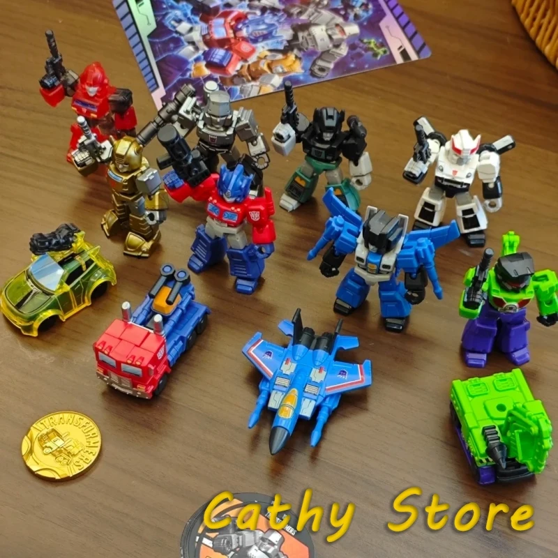 

Genuine Blokees Transformers Block Defender V1 Action Figure Model Optimus Thundercracker Robo Desktop Decor Collect Toys Gifts