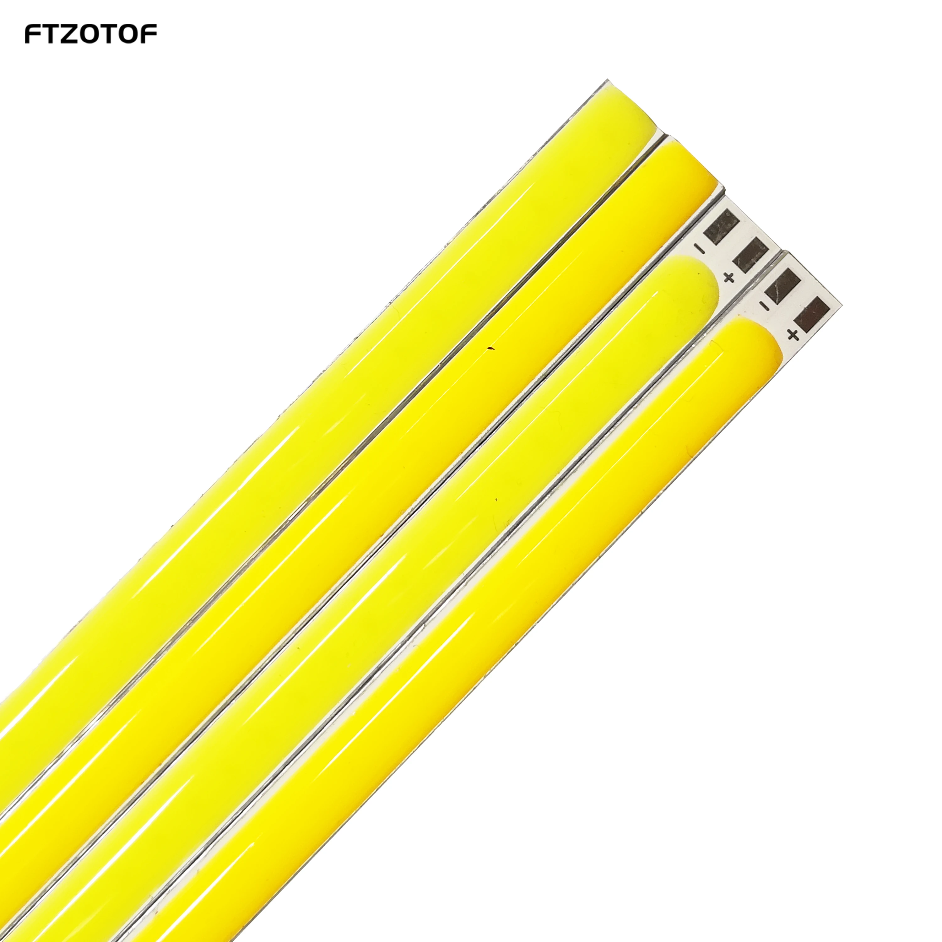 10szt/Lot COB LED Lgihts Strip 20cm Elastyczny 12v Dc 6W Zimny Ciepły Biały Kolor Do Żarówki Samochodowej LED Oświetlenie Ogrodowe Lampa Dekoracyjna Pokoju