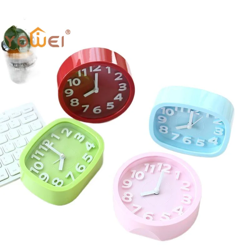 Latest Desktop Creative Personality Student Clock Bedside Silent Quartz Clock Desktop Ornaments Alarm Clock Electronic Clock