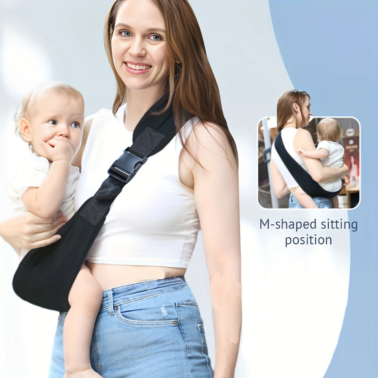 1pc Infant Carrier Waist Stool - Portable & Durable - Holiday Gifts