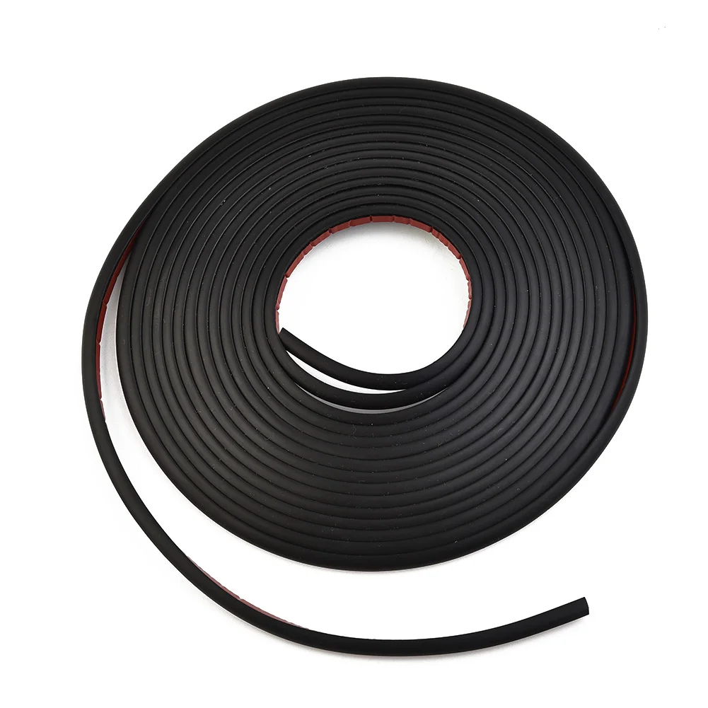 Car Sealing Strip Rubber W/ Dual-Sided Tape Waterproof 1pcs Bumper Dustproof Headlight Replacement Accessory New