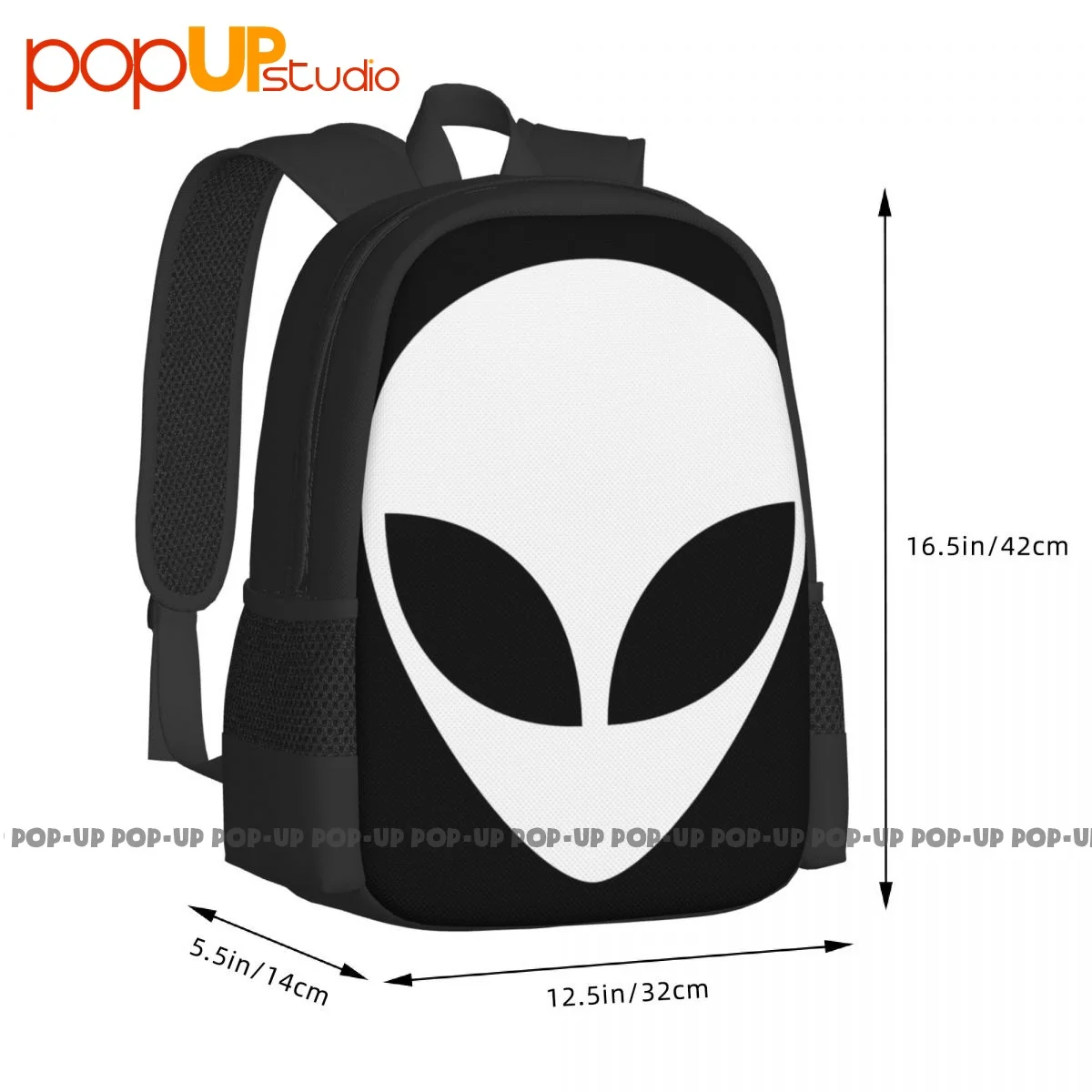 Alien Head Shirt Brand Backpack Large Capacity Travel Beach Bag Gym Tote Bag School Sport Bag