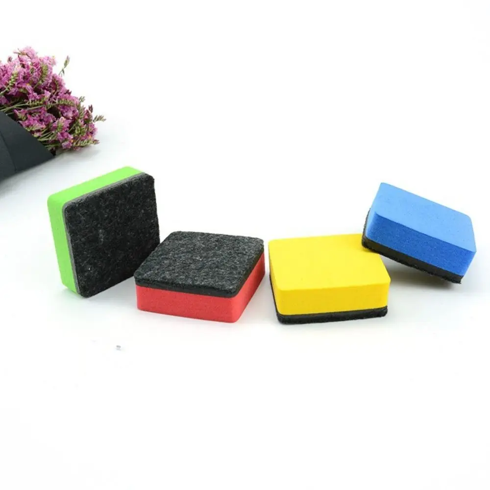 Creative Whiteboard Eraser Square Whiteboard Dry Eraser Marker Cleaner Chalk Blackboard Flannel Wipe For School Office