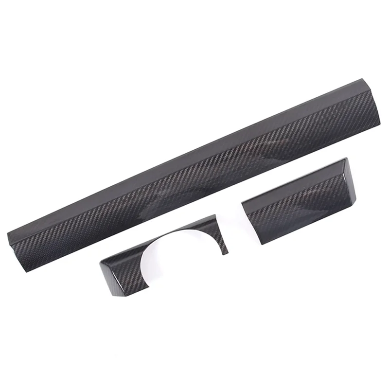 

A90Q-для Porsche Cayenne 2011-2017 сухое углеродное волокно, центральная консоль автомобиля, крышка приборной панели, декоративная накладка, наклейка, запасные части, запчасти