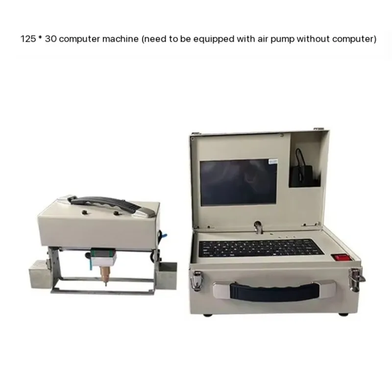 

TOP Hot Selling Portable 125*30mm Metal Engraving Machinery Chassis VIN Number Pneumatic Handheld Dot Peen Marking Machine
