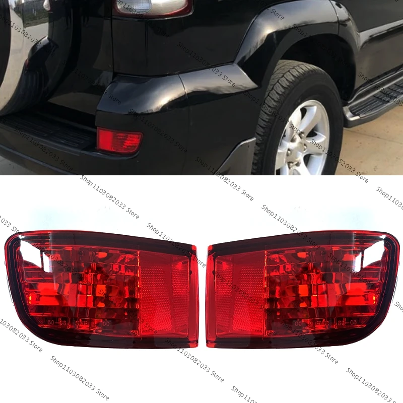 For Toyota Land Cruiser Prado 120 series GRJ120 TRJ120 FJ120 2002 - 2009 Car Tail Light Rear Bumper Fog Light  Without Bulb