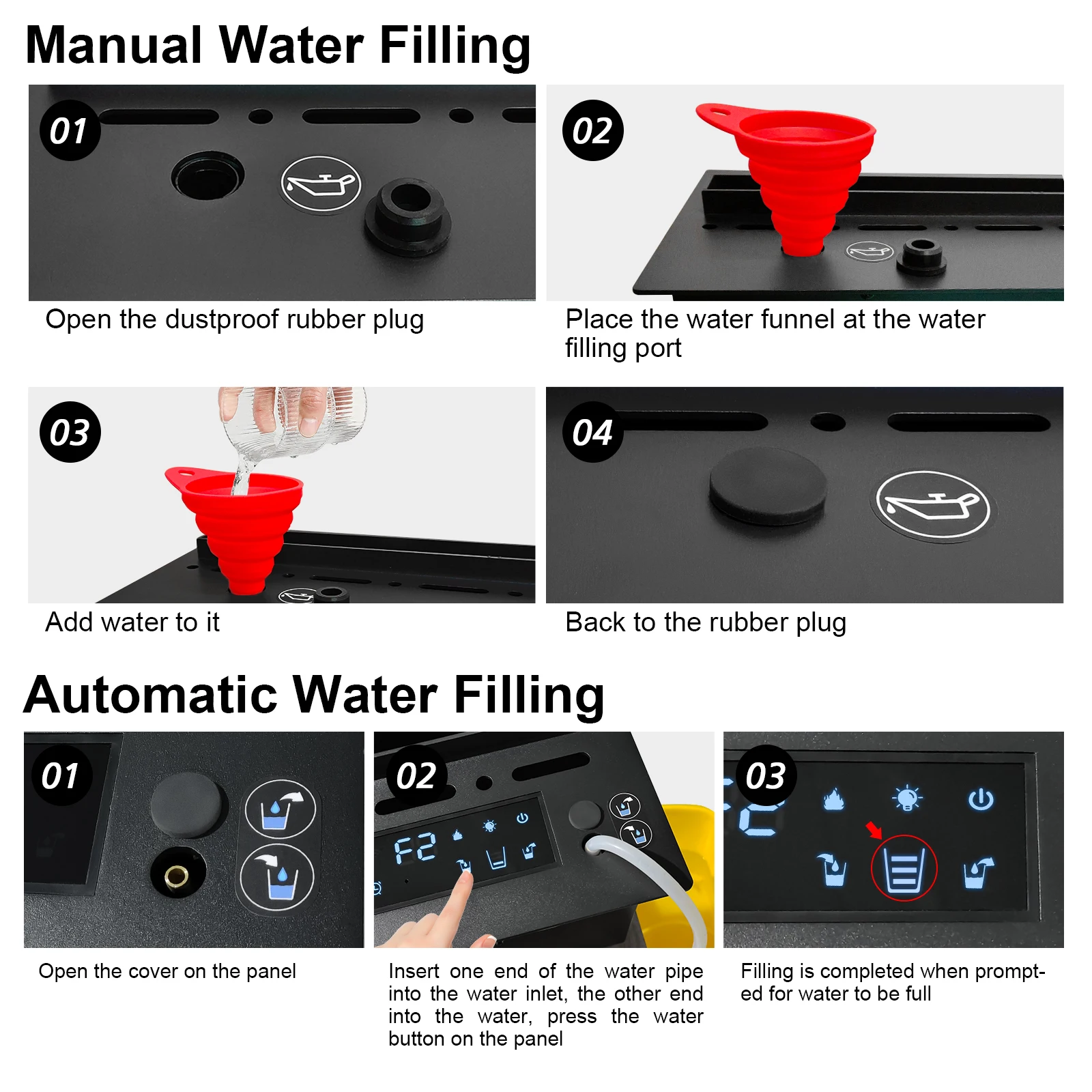 Fireplace home embedded atomization humidification TV cabinet decoration intelligent electronic fireplace core simulation flame