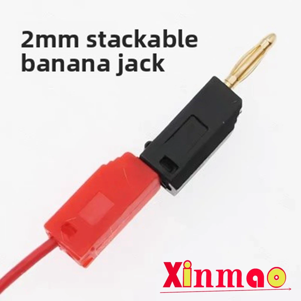 2/5PCSPure Copper Gold-Plated 2mm Banana Plug Lampshade Flower Test Head Stackable with Socket K2 Experiment Panel Connector