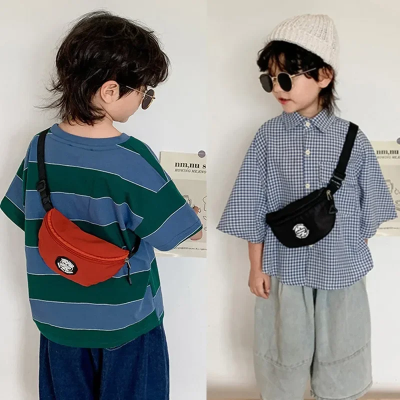 Kids Crossbody Bags Fashion Waist Packs For Boys Girls Outdoor Toddler Travel Shoulder Bag Children Sports Bags Kids Accessories