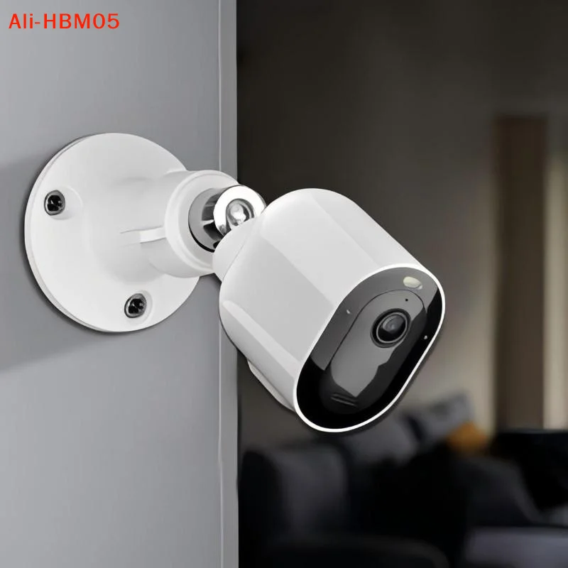 (HB05)360° Rotating Monitoring Bracket Indoor Outdoor Universal Camera Base Outdoor Camera Base Monitoring Accessory White Black