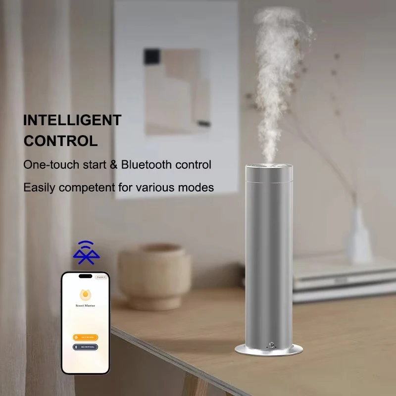 Bluetooth APP Control Essential Oil Aroma Diffuser 150ml Silent Tower Fragrance Scent Machine Leak-Proof for Home Office Hotel