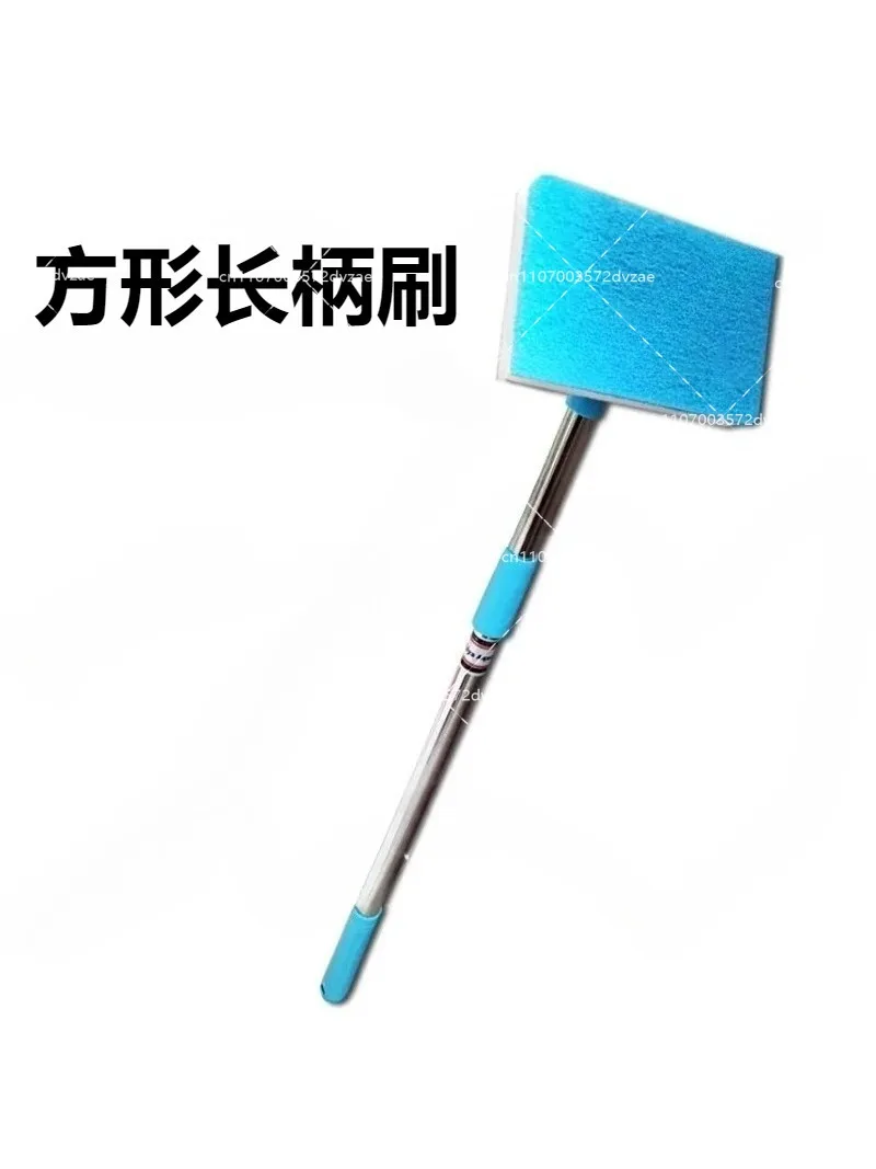 Skirting Board Cleaner with Extendable Handle | Reusable Pads for Wet/Dry Cleaning, Bathroom/Kitchen Baseboard Mop