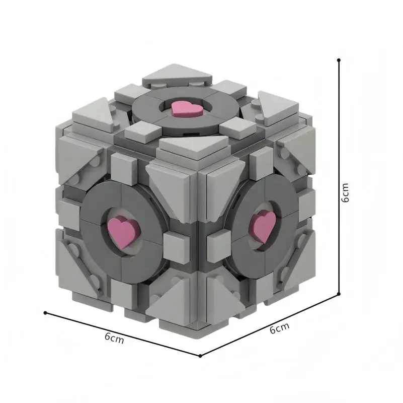 

MOC Куб Компаньон Конструктор Коробка Для Хранения В Форме Сердца Научно-Фантастическая Игра Лего Для Взрослых. Набор Для Сборки Уникального Декора Дома Отличный Подарок Для Геймеров И Любителей Головоломок Модель