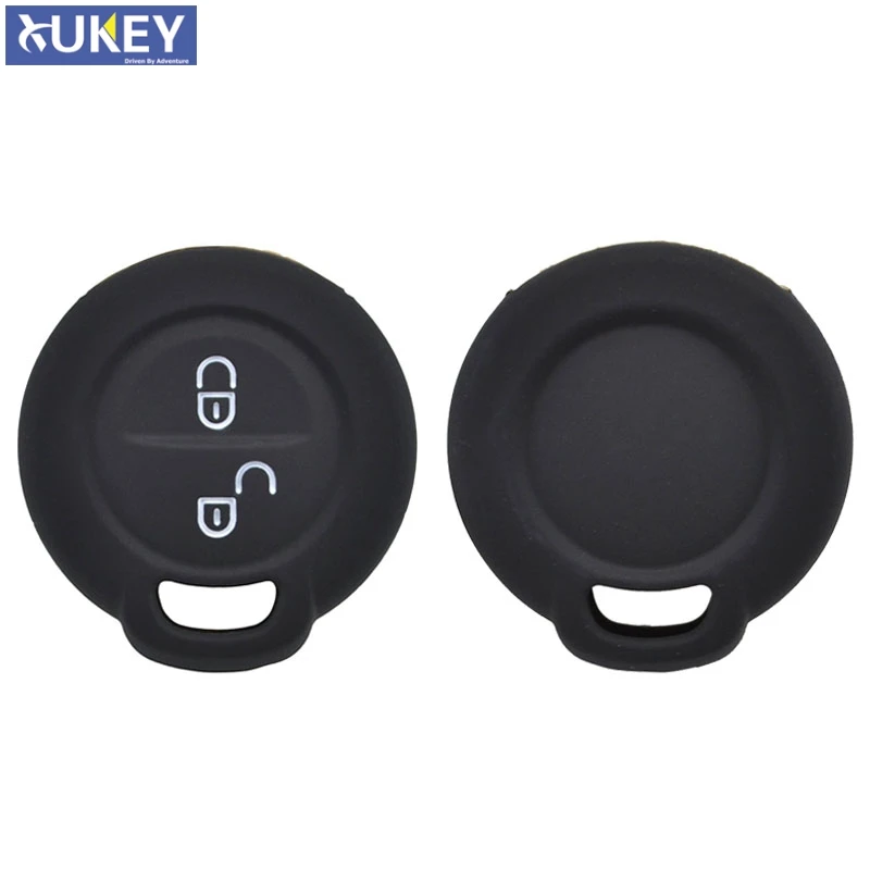 For Benz Smart Forfour City Fortwo Roadster Silicone Remote Key Case Fob Shell Cover Skin Holder 2 Button