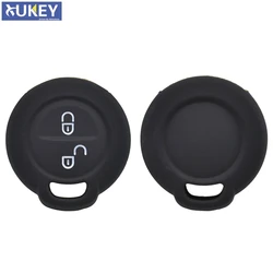 For Benz Smart Forfour City Fortwo Roadster Silicone Remote Key Case Fob Shell Cover Skin Holder 2 Button