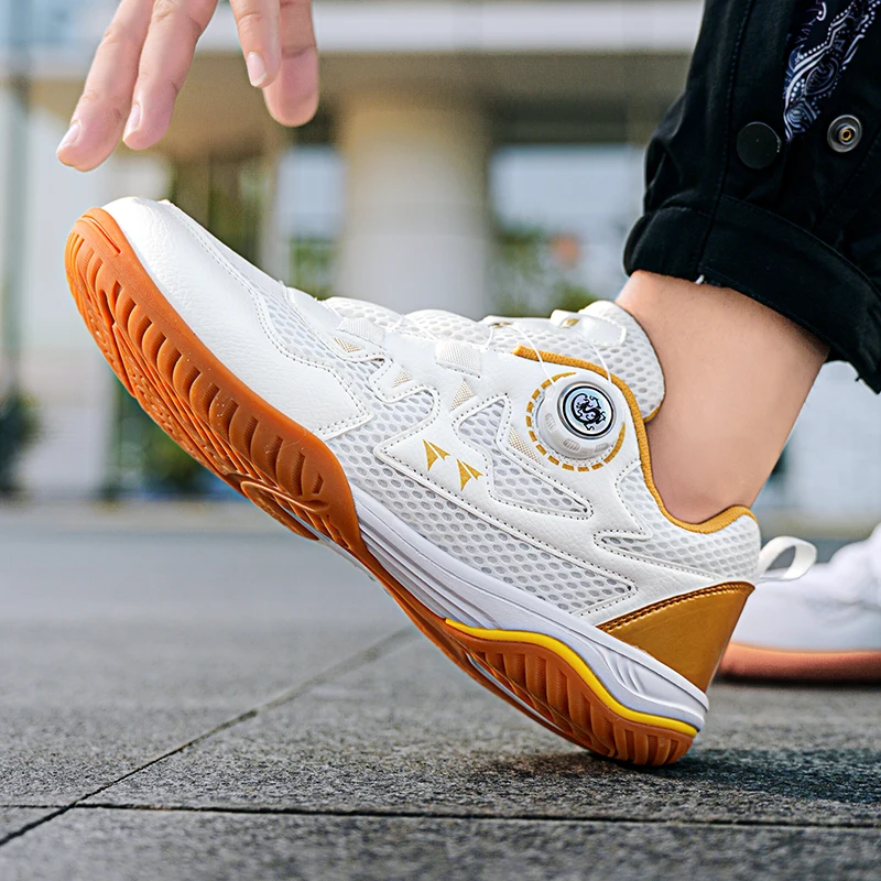 Herren-Badminton-Schuhe, Volleyball-Schuhe, Sportschuhe, Tischtennis-Sneaker, atmungsaktive Trainingsschuhe, professionelle Sportschuhe für Tischtennis. – Detail 16