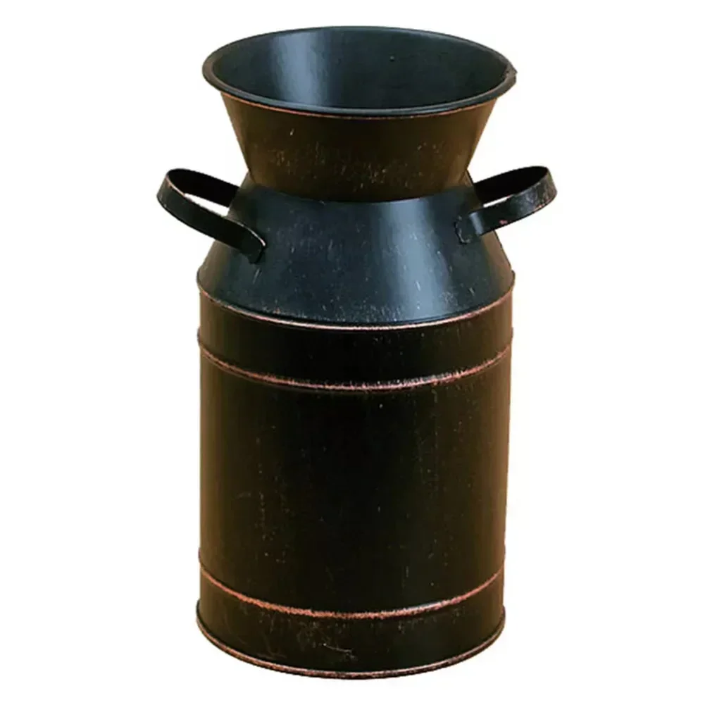 

For Garden Decor For Home Decor Retro Flower Vase Vintage Jug Vase Iron Material Metal Succulent Plant Enhances Decor
