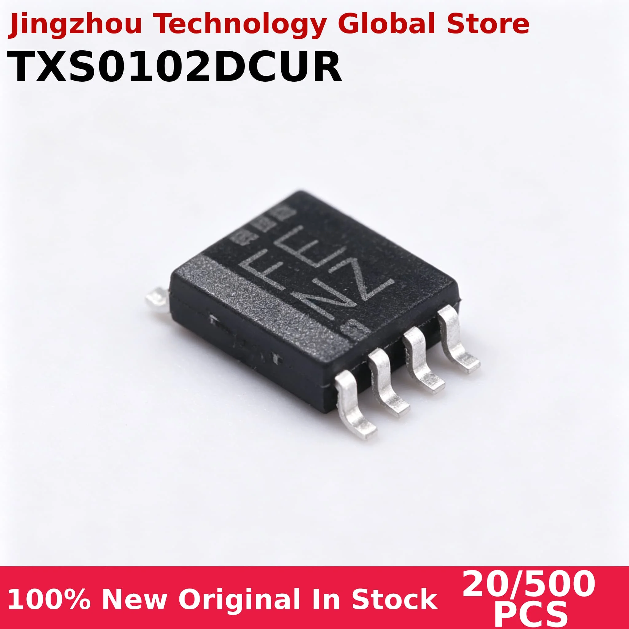100% New 20/500PCS TXS0102DCUR TXS0102DCU TXS0102 FENZ FE VSSOP8 Chip Wholesale