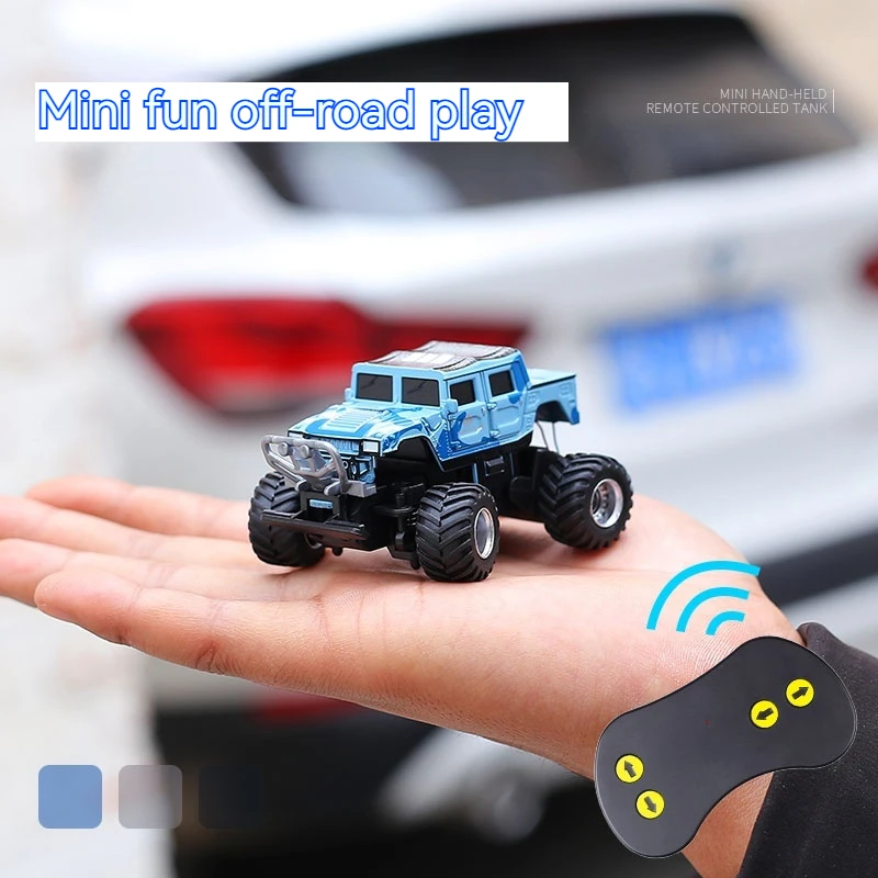 New Simulated Mini 2.4g Children'S Remote Control Toy Car Pickup Off-Road Mountain Bike Charging High-Speed Car Boy Holiday Gift