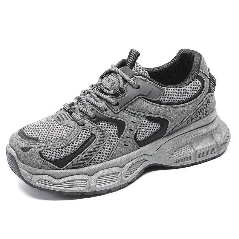 

Women Casual Sneakers 2025 Spring Autumn New Women's Chunky Sporty Shoes Thick Sole Height Increasing Casual Breathable Running