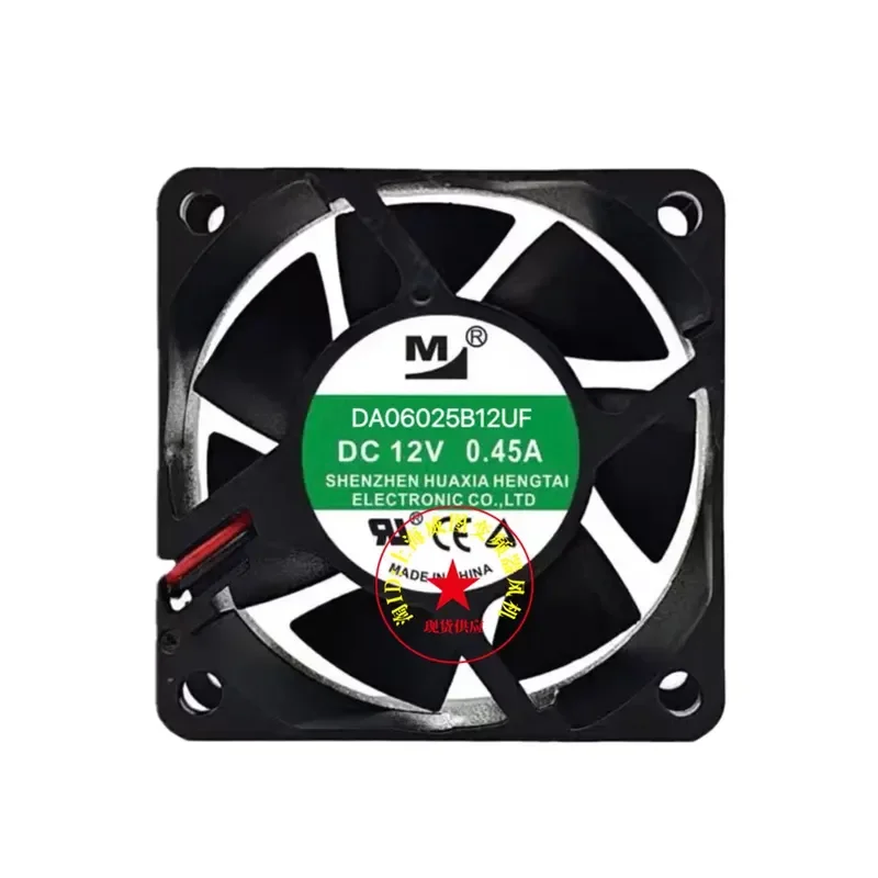 for DA06025B12VH 12V Cooling Fan 6cm 60mm Compatible with UF HF MA UH UA XG UG UR XR HR Series Computer Case CPU Cooler