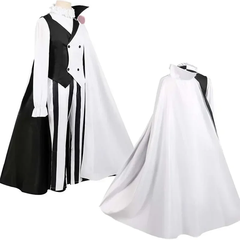 

CosplayNikolai Gogol Cosplay Costume Anime Bungou BSD saison 4 Nikolai Cosplay Cape uniforme Costume perruque Halloween