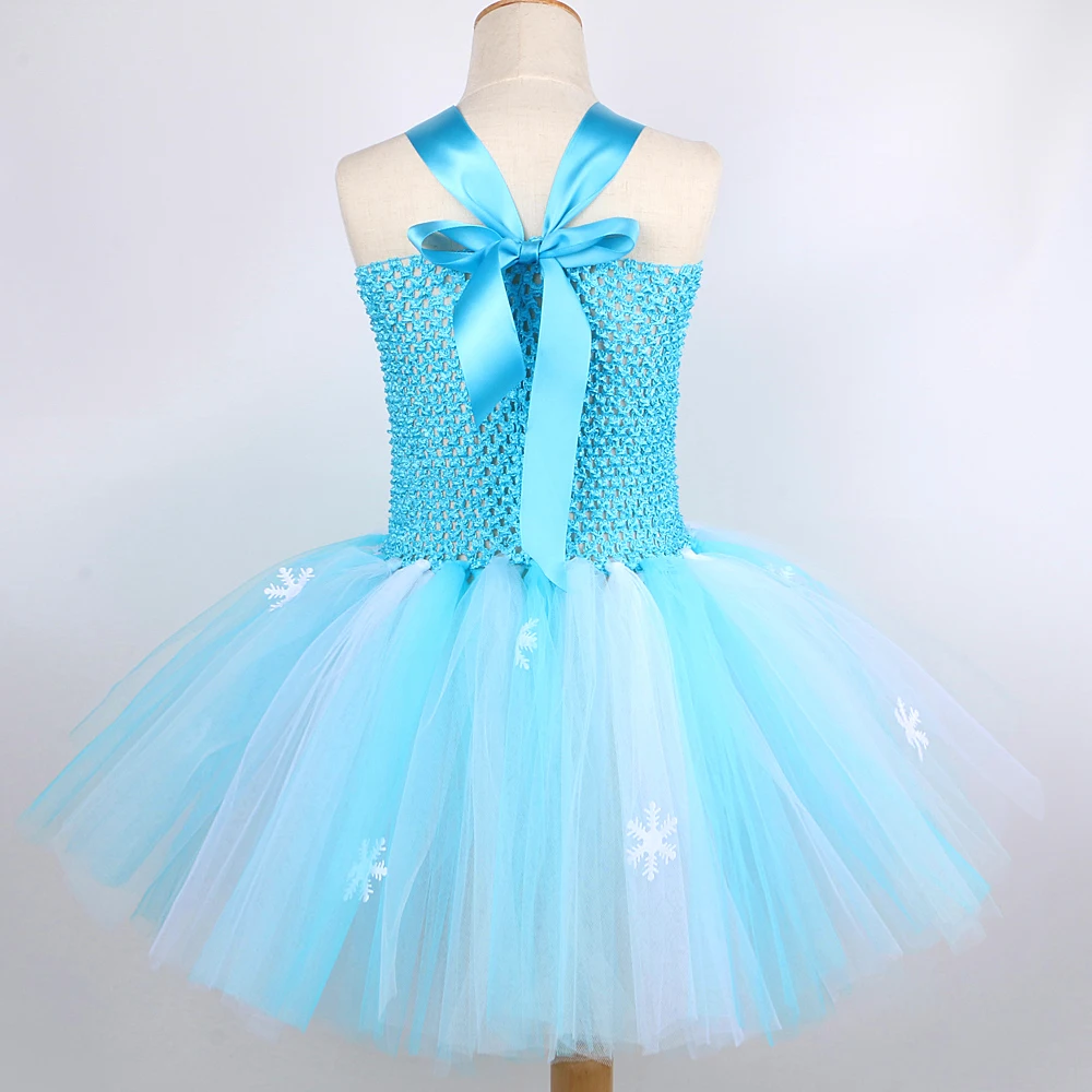 Elsa Princess Dresses for Girls Frozen Queen Costumes for Kids Christmas Holiday Outfit Children Birthday New Year Clothes Set