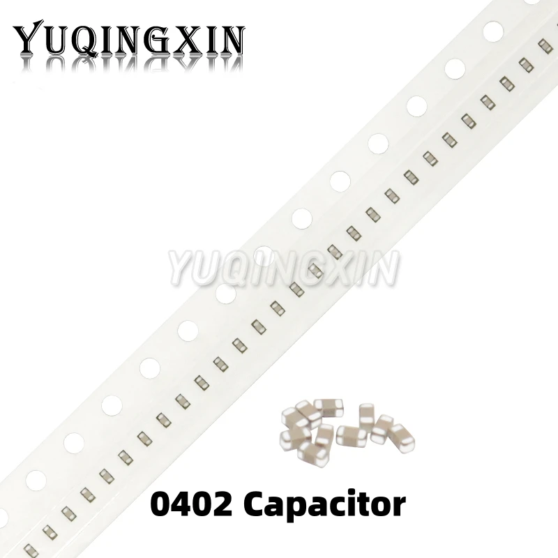 Imagem -02 - Capacitor Cerâmico Multicamadas Microplaqueta 0402 Smd 0.5pf10uf 10pf 100pf 470pf 1nf 10nf 15nf 100nf 01 uf 1uf 22 uf 47 uf 10000 Pcs