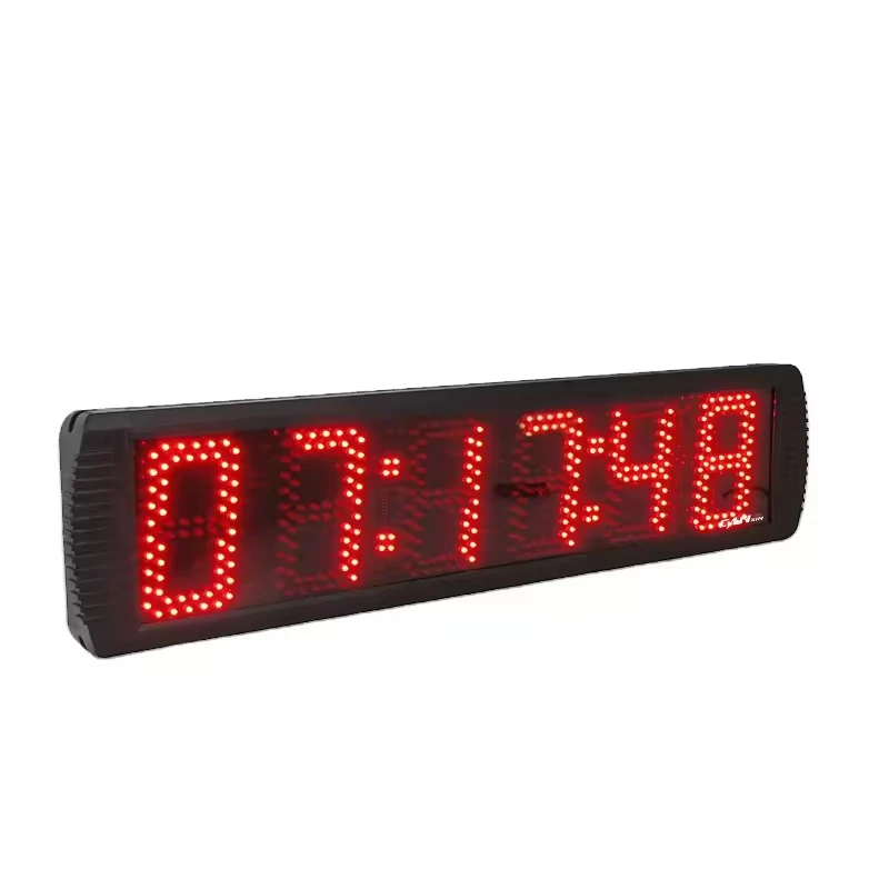 

5 Inch LED Digital Wall Clock Indoor Outdoor Sports Race Countdown Stopwatch Timer for Swimming Climbing Running Timing