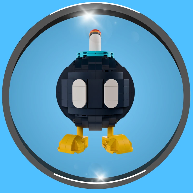 390 قطعة فيوز MOC كروية هدم اللبنات تتحرك الموقت لتقوم بها بنفسك التعليم نموذج EOD #4