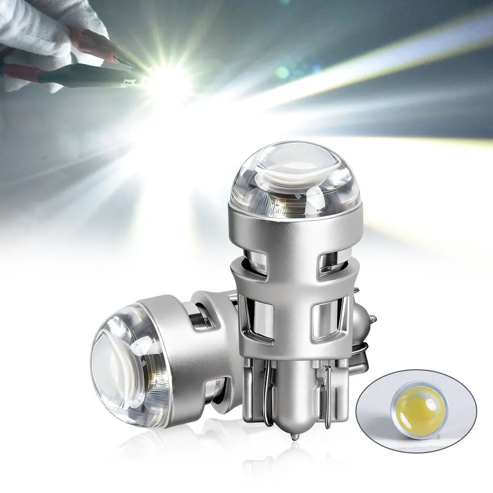 

2/6/10 Ultra Bright T10 W5W 3030 168 LED Signal Lamp Bulbs White for 12V Car License Plate Light Turn Signal Brake Reading Light