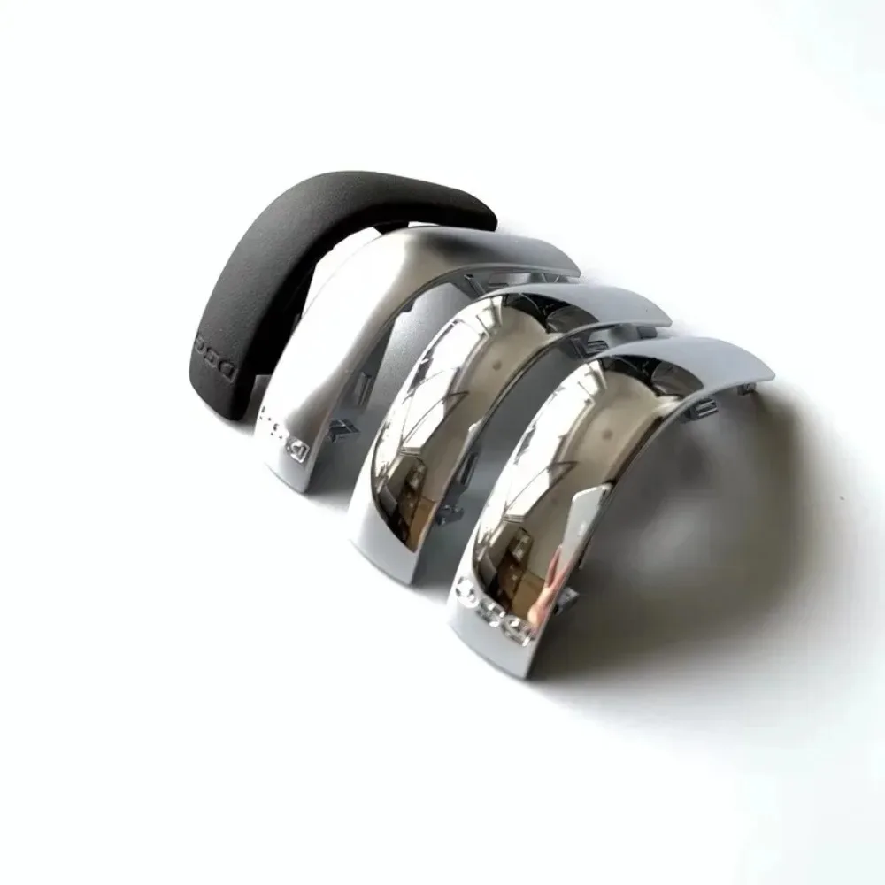 1PCS Chrome Matt With Meather Shift Gear Side Cover For WW Golf 6 7 R GT Passa B7 Be CC R20 Jetta MK6 GLI